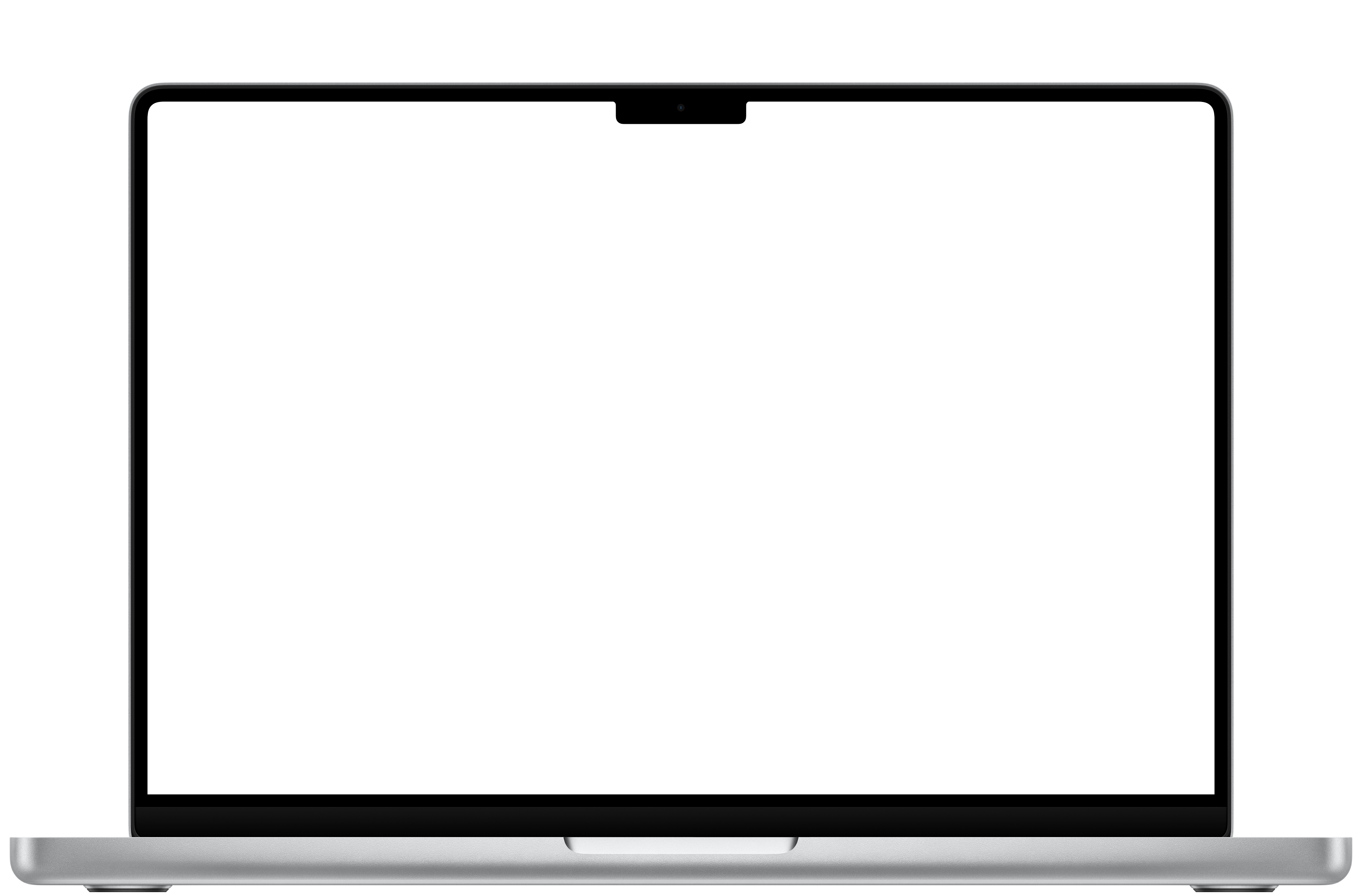 Silver 14-inch MacBook Pro frame